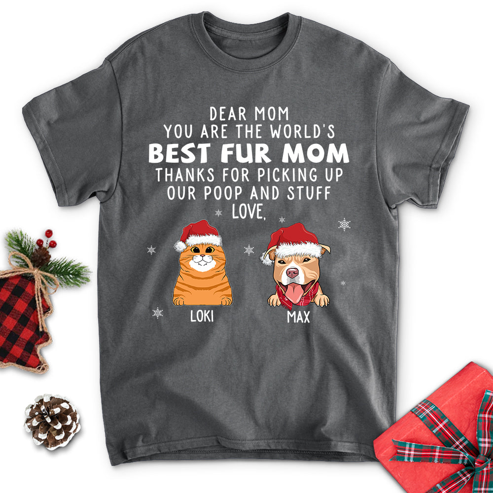 Personalized 'Thank You Fur Dad/Mom' Unisex T-shirt - Ideal Gift for Pet Lovers