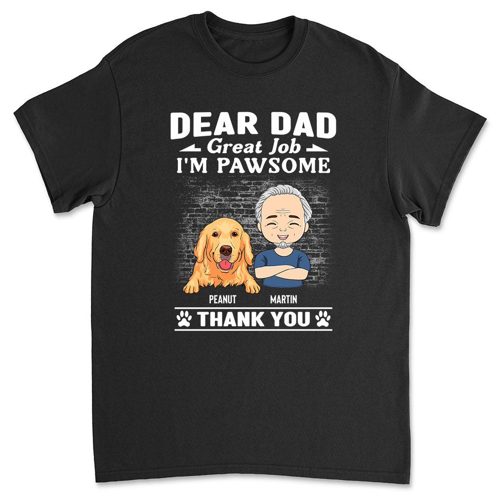 Pawsome Personalized Custom Unisex Pet Lover T-shirt