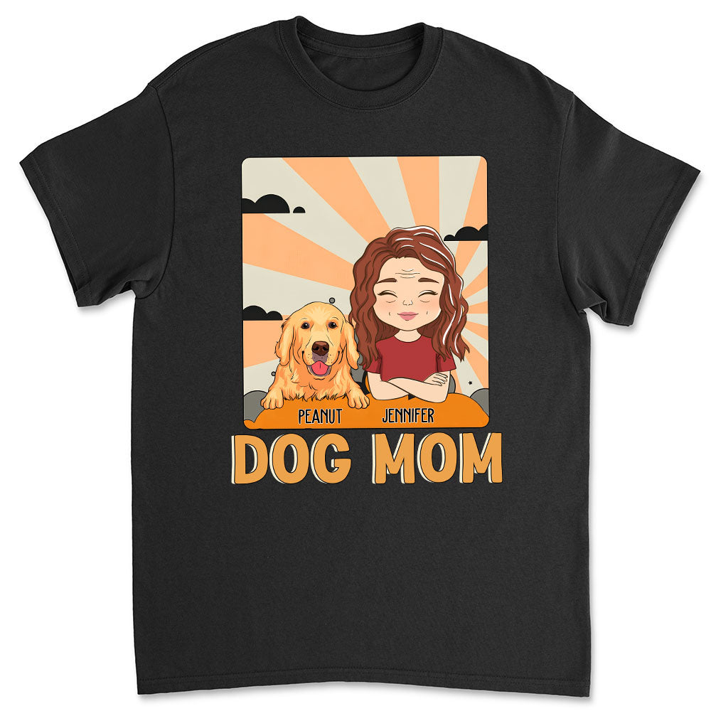 Personalized Custom Unisex 'I Luv U Mom' T-shirt - Ideal Gift for Pet Lovers