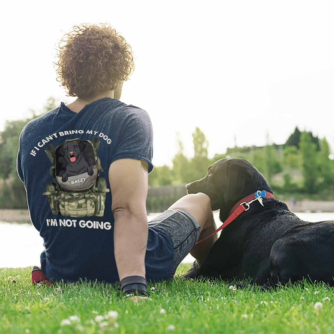 Personalized 'I'm Not Going' Unisex T - shirt for Pet Lovers