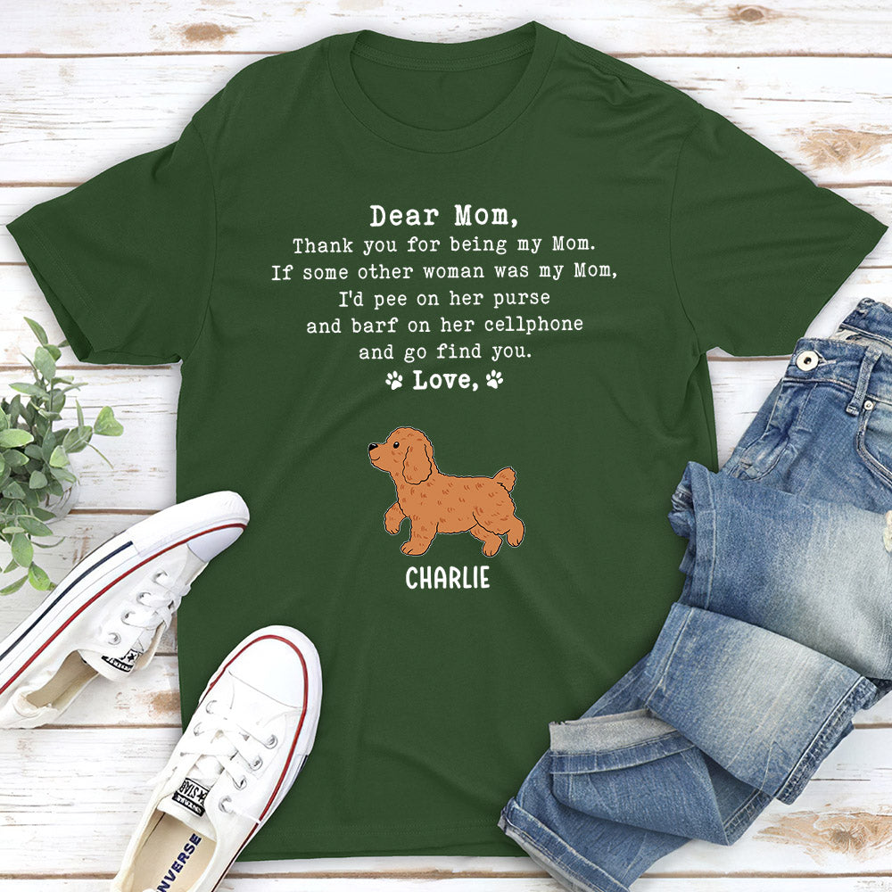 Go Find Mom - Customizable Unisex Personalized T-shirt for Pet Lovers