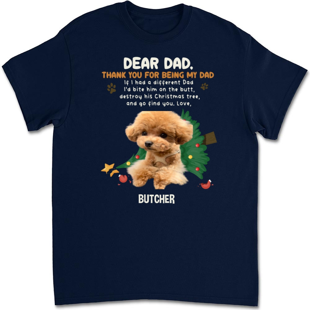 Personalized Custom Unisex 'Thank You For Being My Dad/Mom' Photo T-shirt - Ideal Gift