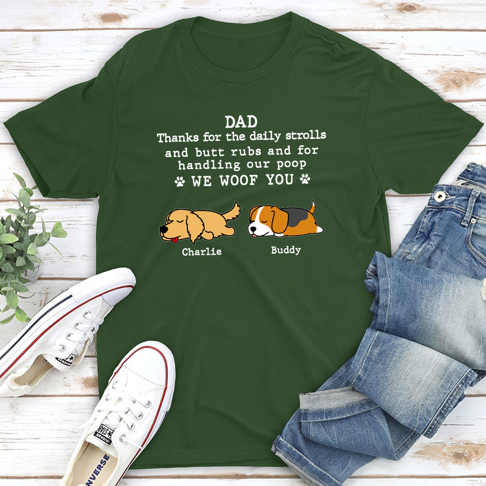 Personalized Custom Unisex 'Handling My Poop' T-shirt - Ideal Gift for Pet Lovers