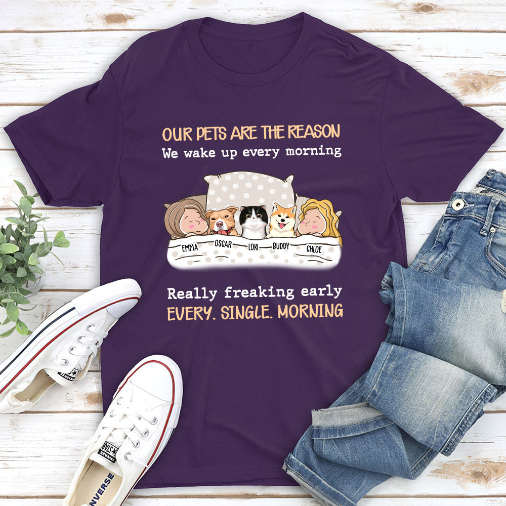 Customizable Unisex Personalized T-shirt for Pet - Loving Couples