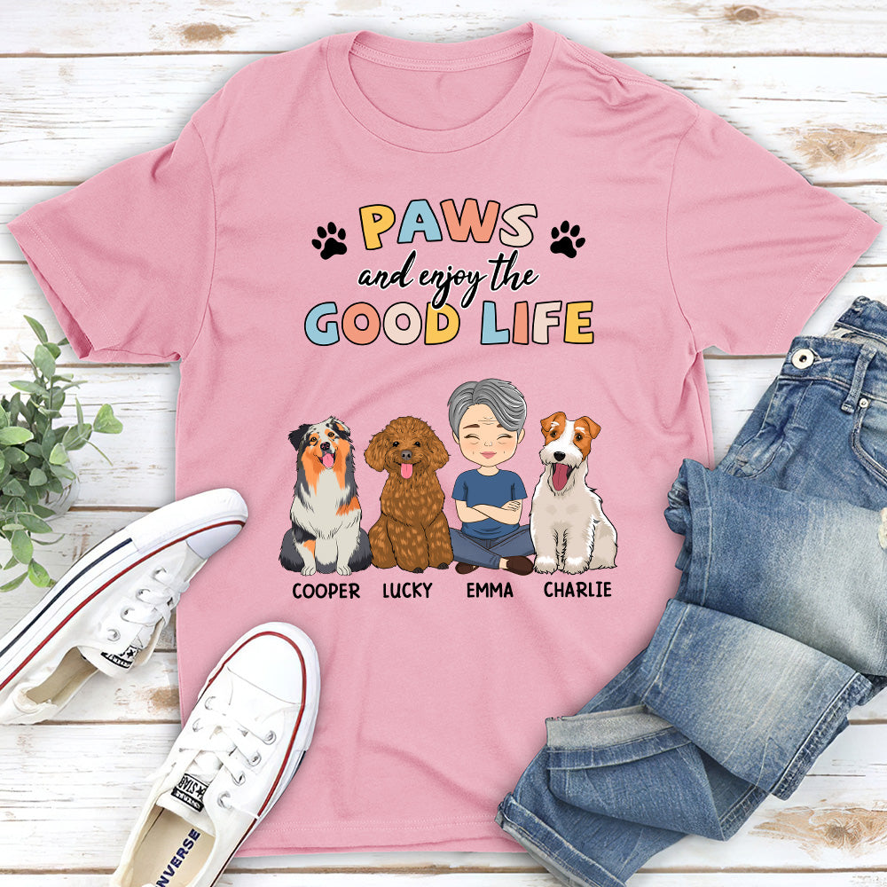 Paws & Good Life - Customizable Unisex Personalized Pet Lover T-shirt