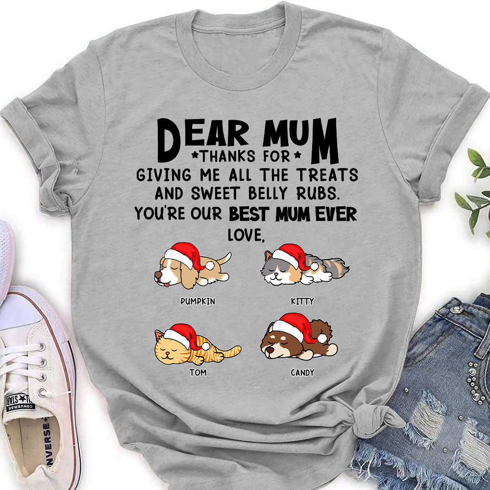 All The Treats 2 - Customizable Personalized Women's Pet Lover T-shirt