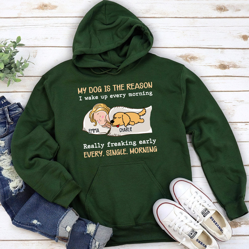 Personalized 'My Pet Is The Reason' Custom Hoodie for Pet Lovers