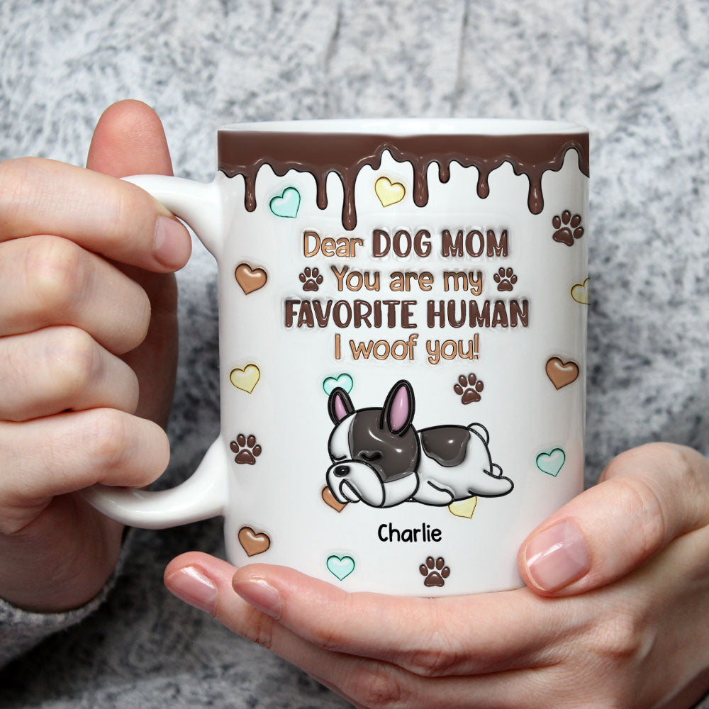 Favorite Human Version 2 - Unique Personalized 3D Inflated Effect Ceramic Mug