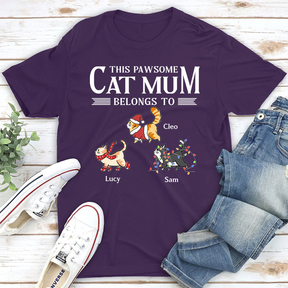 This Pawsome Personalized Custom Unisex Dad T-shirt for Pet Lovers