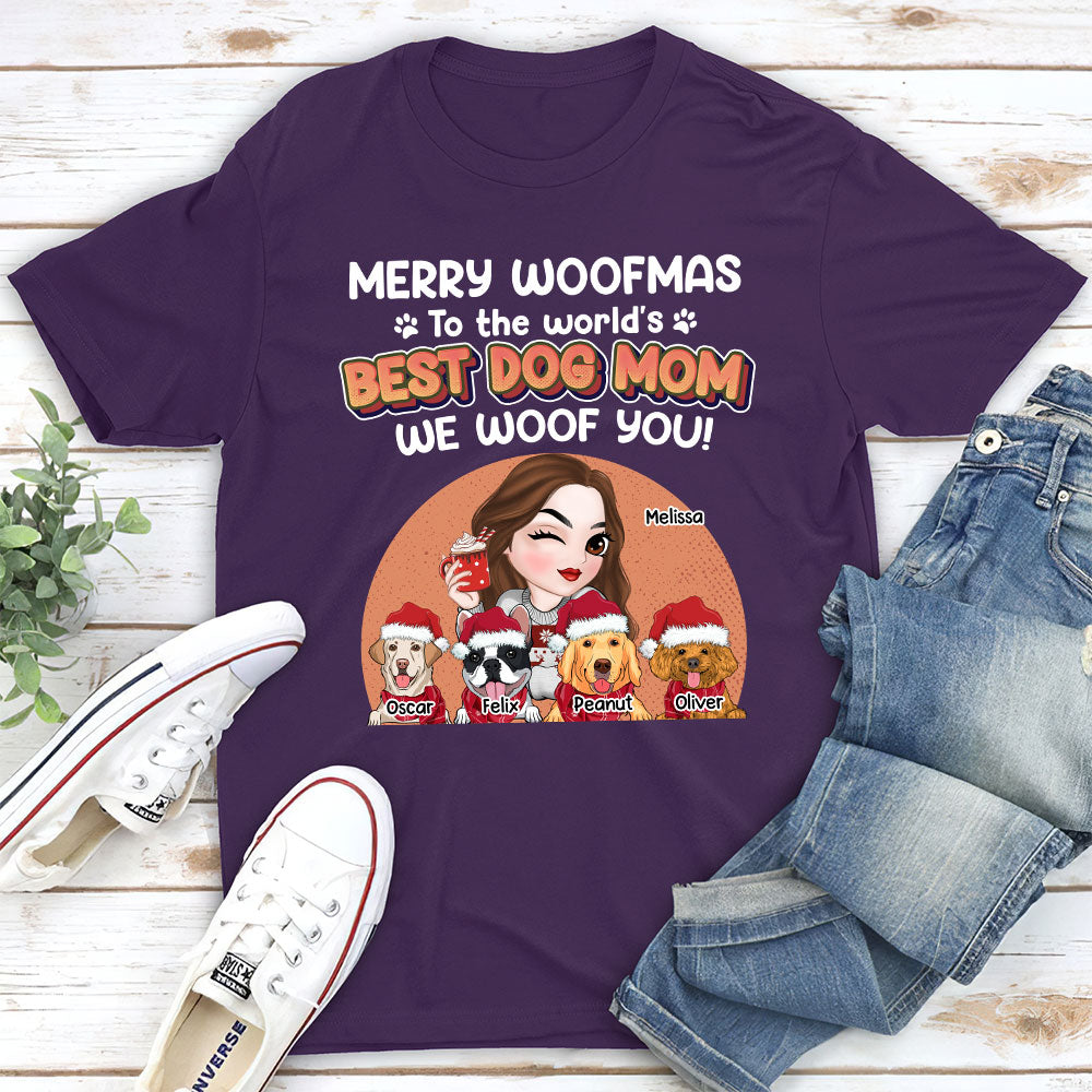 Personalized Custom Unisex 'Best Dog Mom' T-shirt - Ideal Gift for Pet Lovers