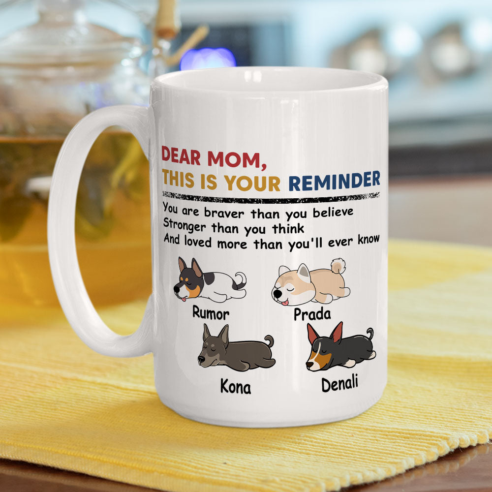 Personalized Custom Reminder Coffee Mug - Ideal Gift for Pet Lovers