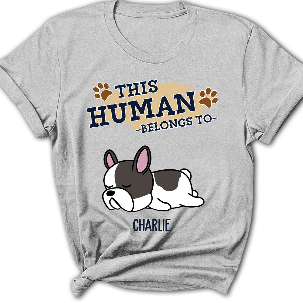 This Human Version 2 - Customizable Personalized Women's Pet Lover T-shirt
