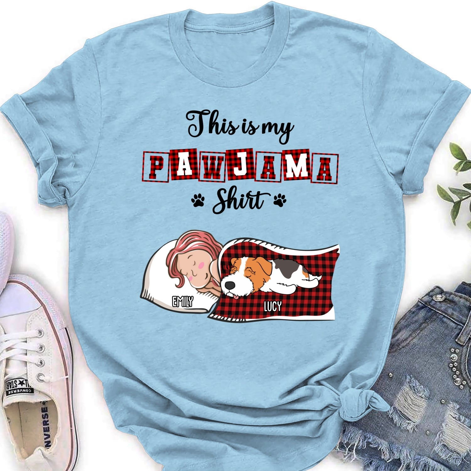 Personalized Custom Women's Sleep T-shirt - My Sleepshirt Ver 2