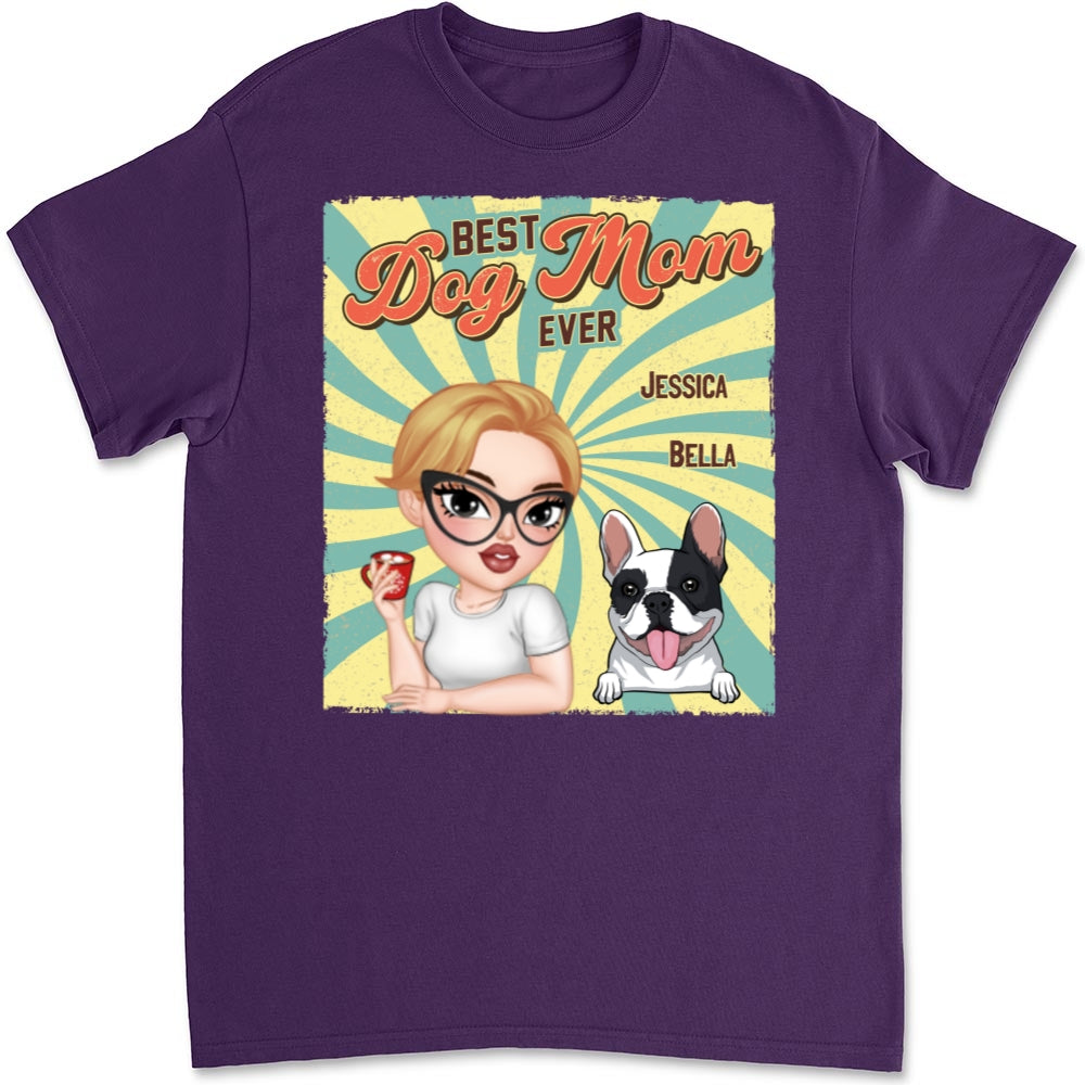 Customizable Retro Funny Dog Unisex T-shirt - Ideal Gift for Pet Lovers
