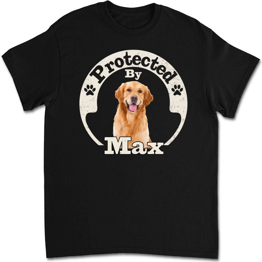 Personalized Human & Dog Photo Ver 2 Unisex T-Shirt - Ideal Gift for Pet Lovers
