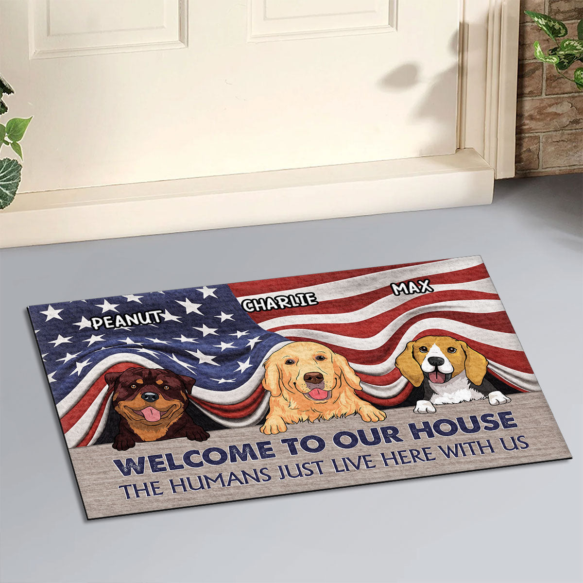 Personalized Pet Picture Doormat - A Warm Welcome to Your Home