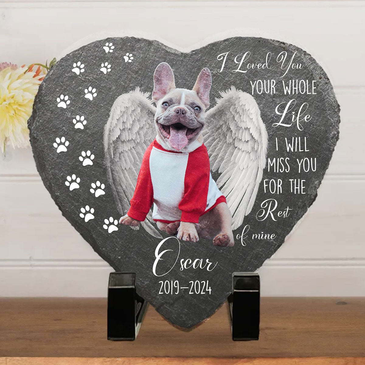 Forever in Our Hearts - Personalized Custom Pet Memorial Stone