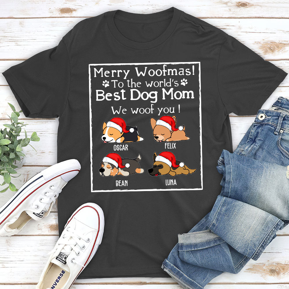 Best Dog Dad and Mom Ever - Personalized Custom Unisex Pet Lover T-shirt