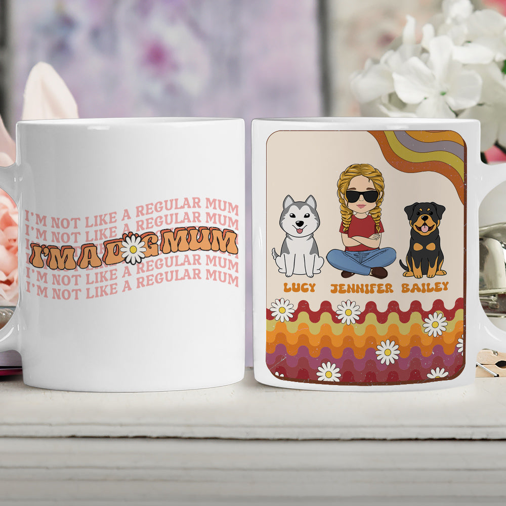Personalized 'I'm a Dog Mom' Custom Coffee Mug - Ideal Gift for Pet Lovers