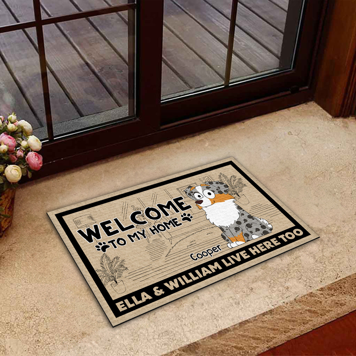 Personalized Pet-Friendly Doormat: Welcome Guests with Your Furry Friend's Picture