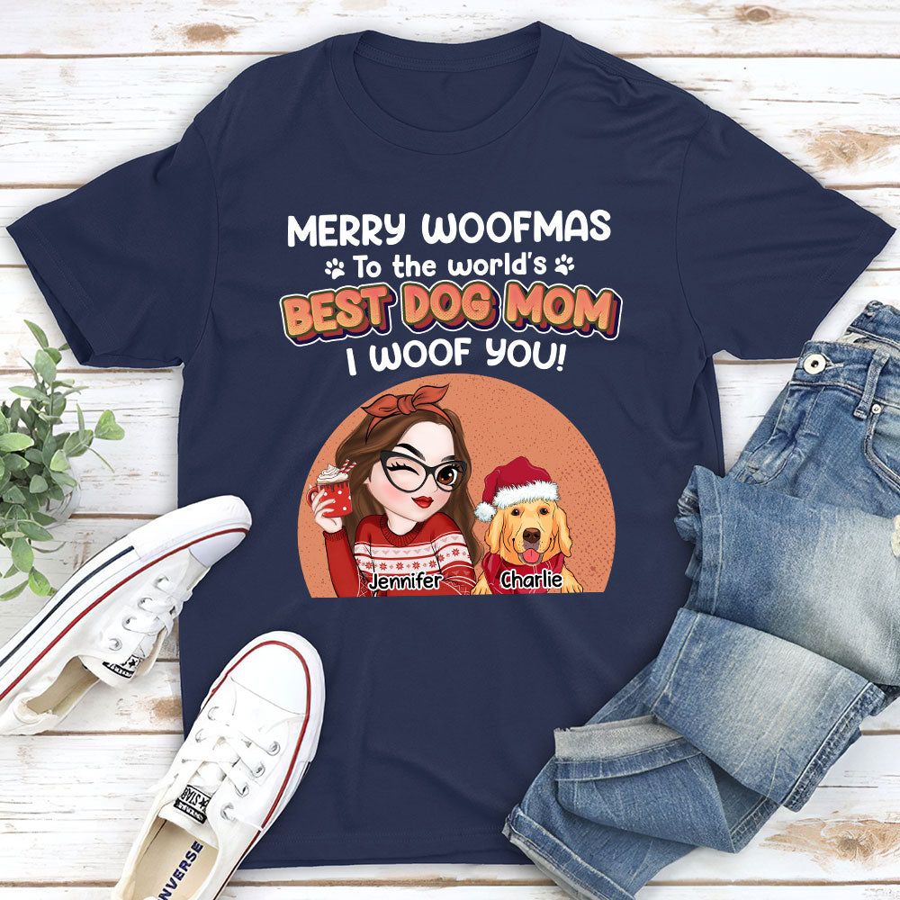 Personalized Custom Unisex 'Best Dog Mom' T-shirt - Ideal Gift for Pet Lovers