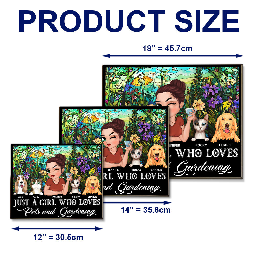 Personalized Custom Wood Sign: Ideal for Dog Lovers and Garden Enthusiasts