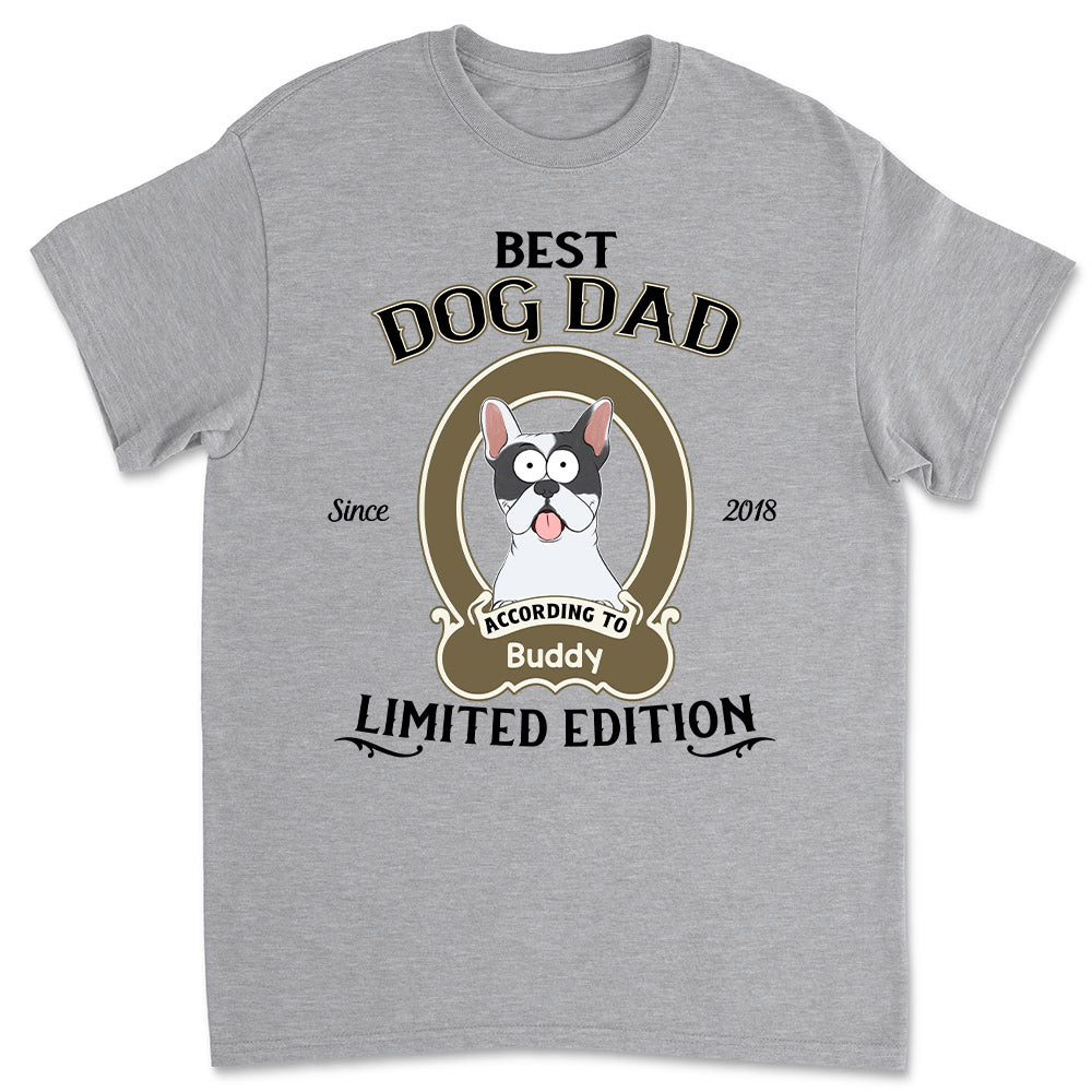 Limited Edition Personalized Custom Unisex Dog Dad T-shirt