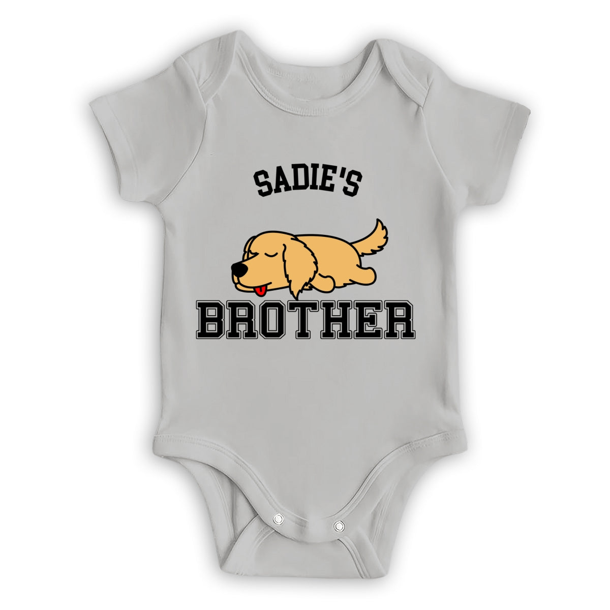 Personalized 'My Sibling Has Paws' Custom Baby Onesie - A Heartwarming Gift