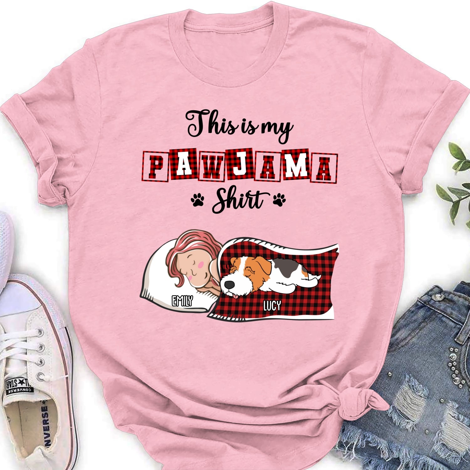 Personalized Custom Women's Sleep T-shirt - My Sleepshirt Ver 2
