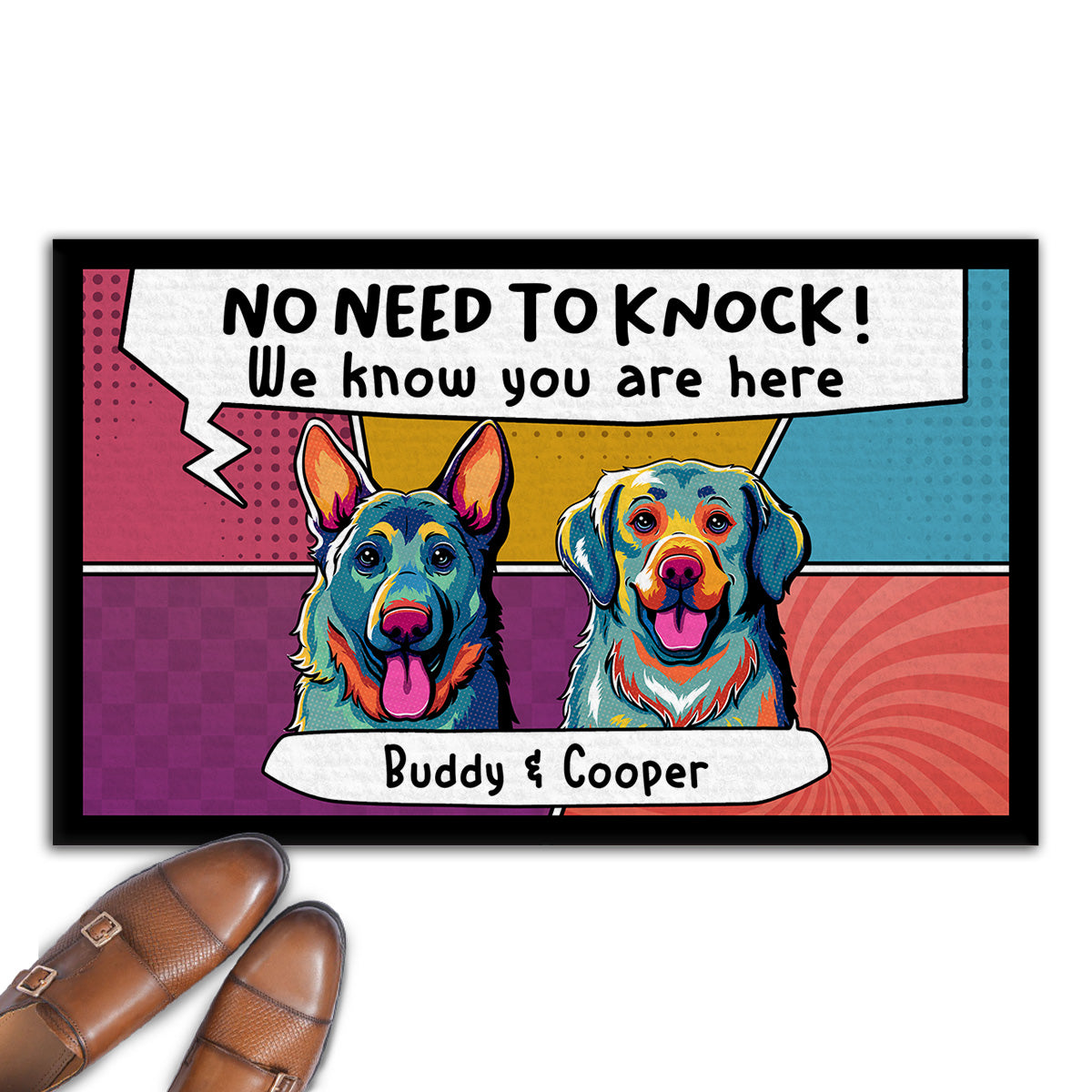Personalized Pet Photo Doormat - A Warm Welcome for Pet Lovers