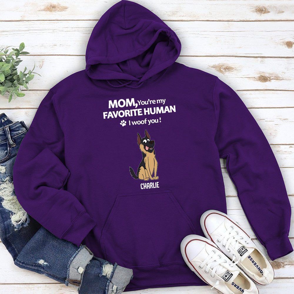Personalized 'To My Favorite Human 2' Custom Hoodie - Ideal Gift for Pet Lovers