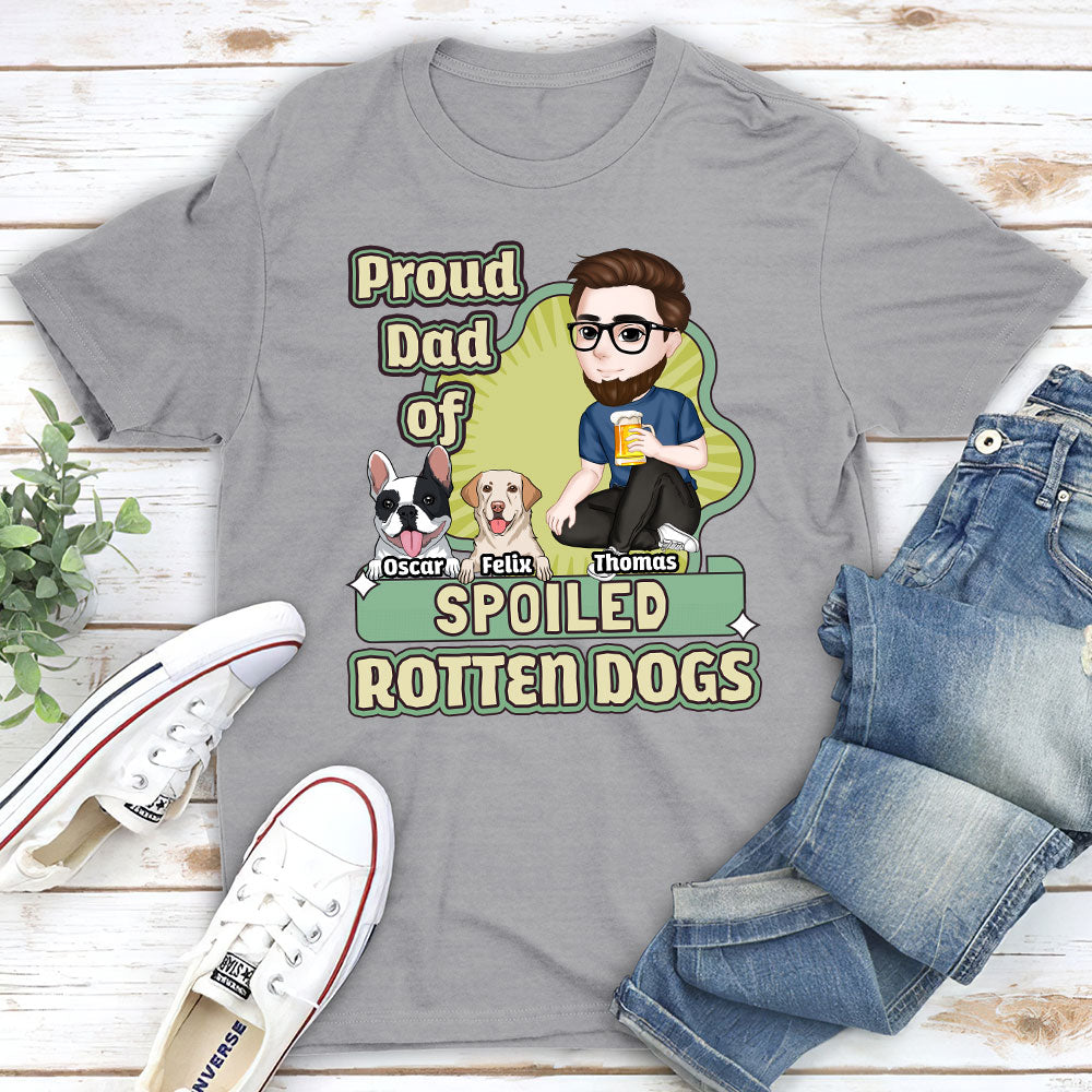 Spoiled Rotten Dog Version 2 - Customizable Unisex Personalized T - Shirt for Pet Lovers