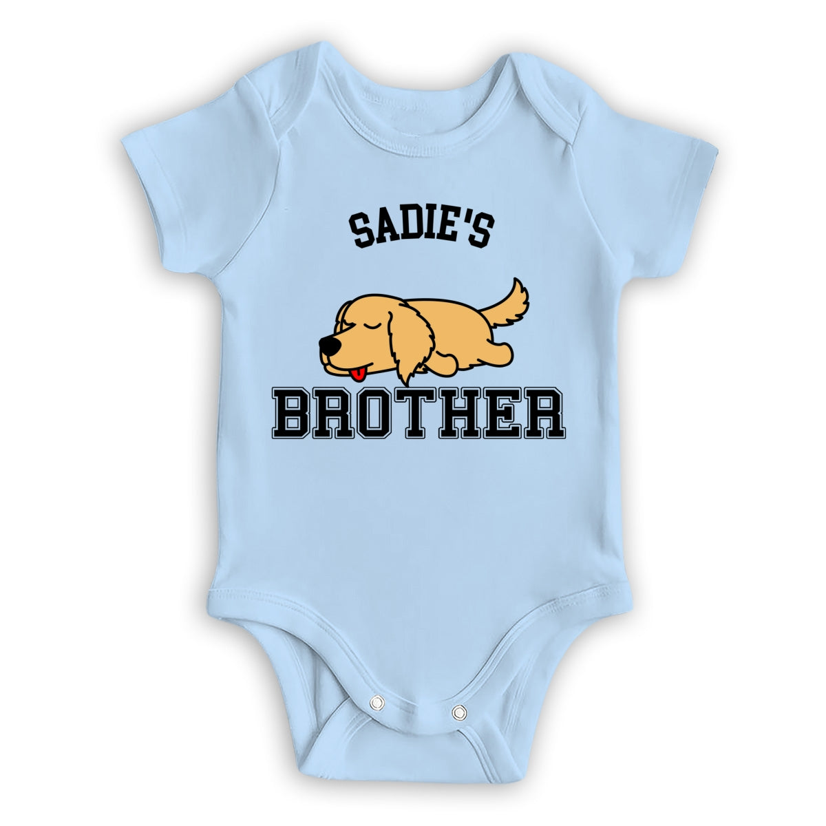Personalized 'My Sibling Has Paws' Custom Baby Onesie - A Heartwarming Gift