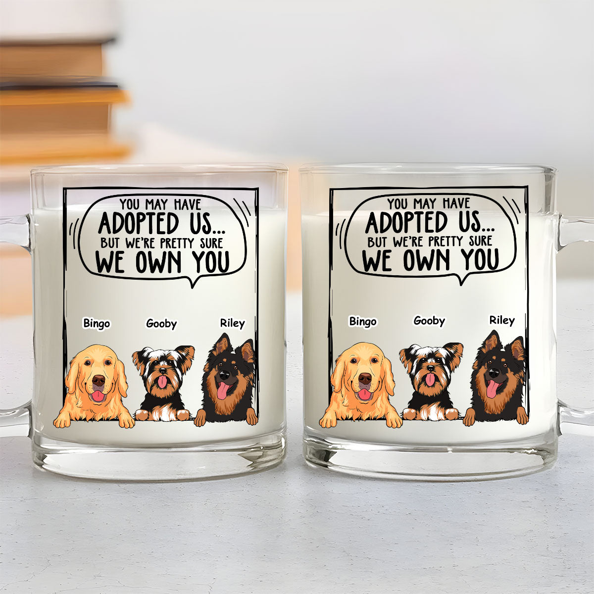 Pretty Sure - Customizable Personalized Glass Mug for Unique Beverage Experiences