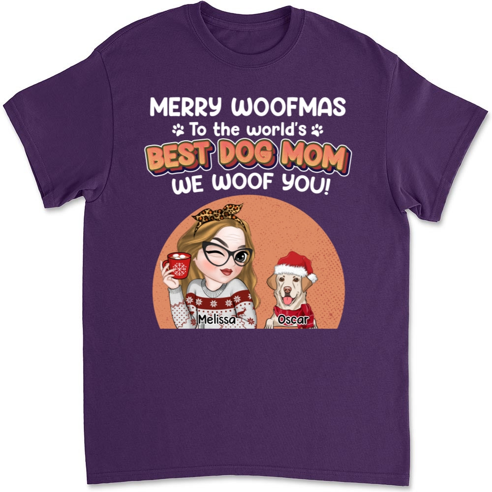Personalized Custom Unisex 'Best Dog Mom' T-shirt - Ideal Gift for Pet Lovers