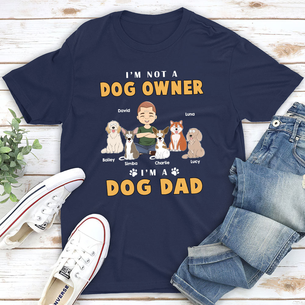 Funny Personalized Custom Unisex Dog Mom T-shirt - Ideal Gift for Pet Lovers