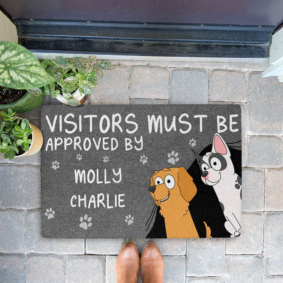 Dog-Approved Personalized Custom Doormat for Pet Lovers