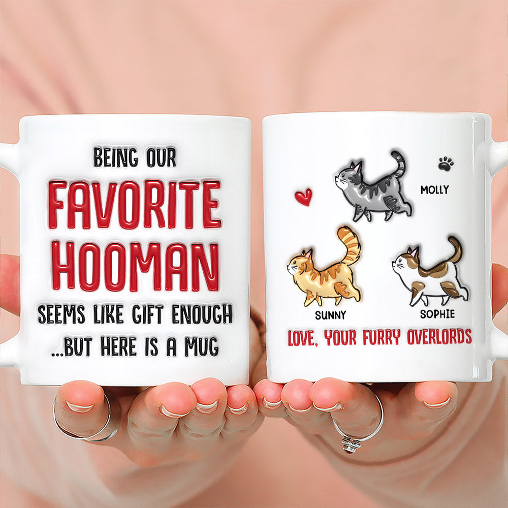 Personalized 3D Inflated Effect Ceramic Mug - Ideal Gift for Loved Ones
