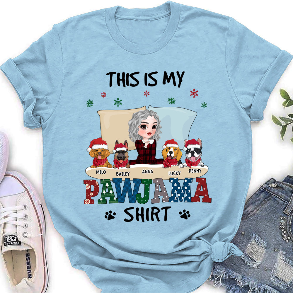 Customizable Pawjama Sleepshirt - Personalized Women's T-shirt for Pet Lovers