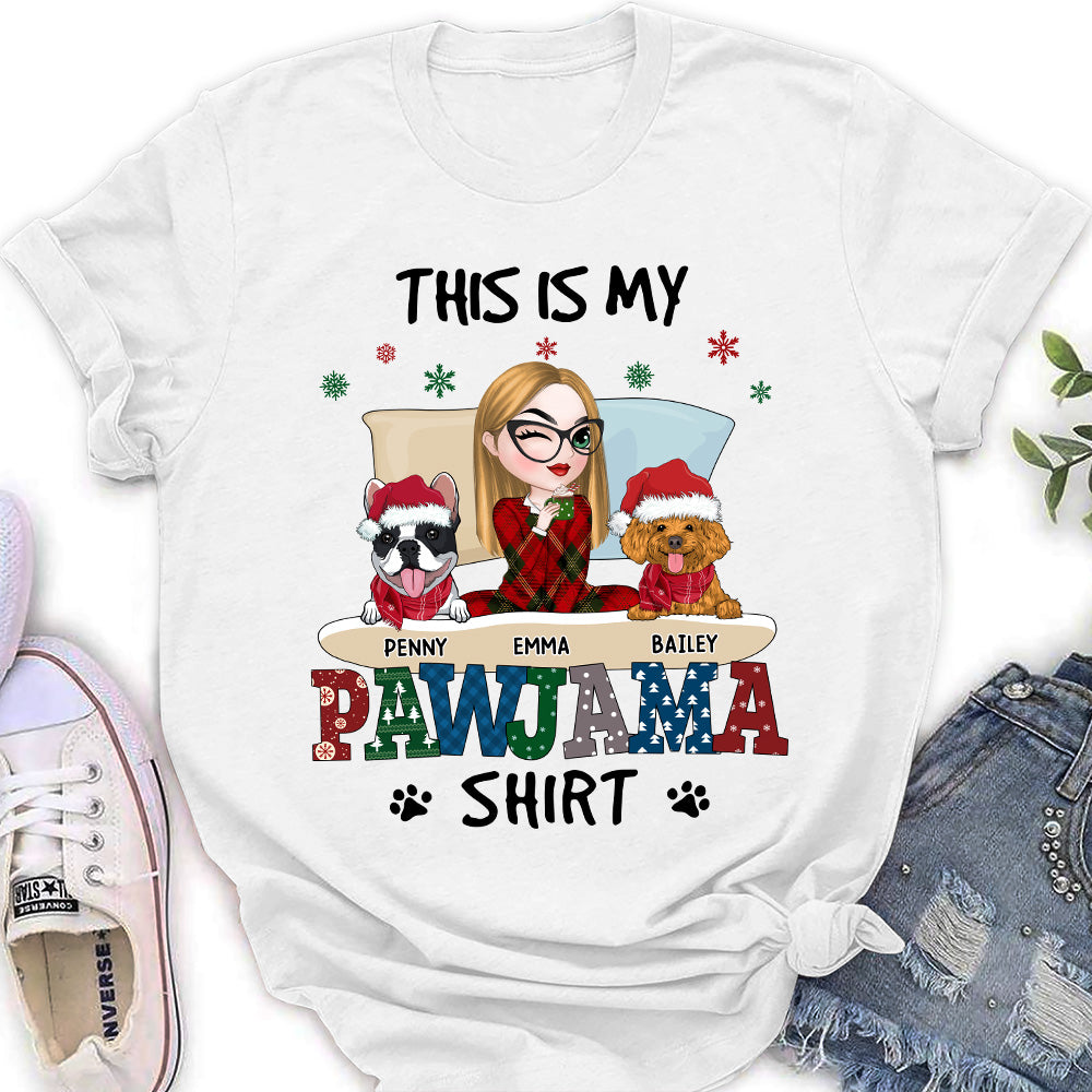 Customizable Pawjama Sleepshirt - Personalized Women's T-shirt for Pet Lovers