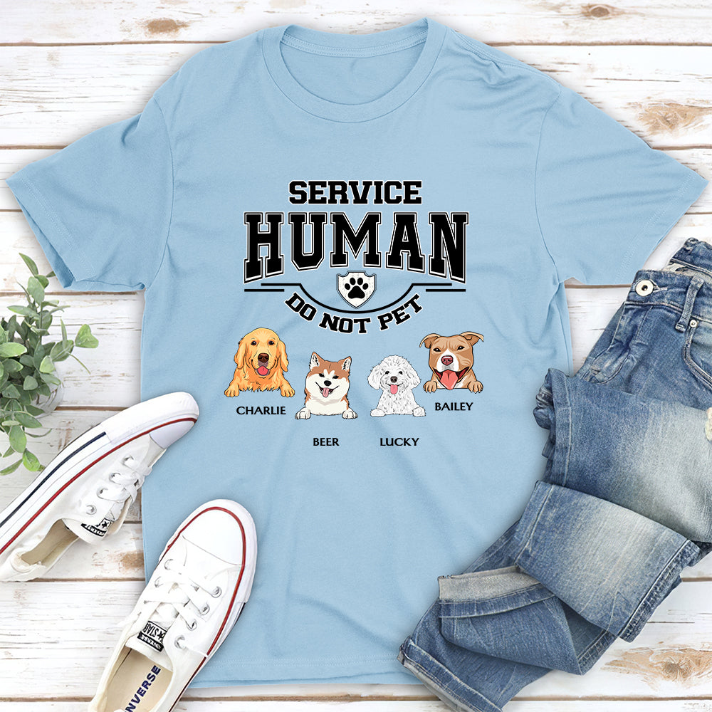 Customizable 'Do Not Pet' Unisex T-Shirt - Ideal Gift for Pet Lovers