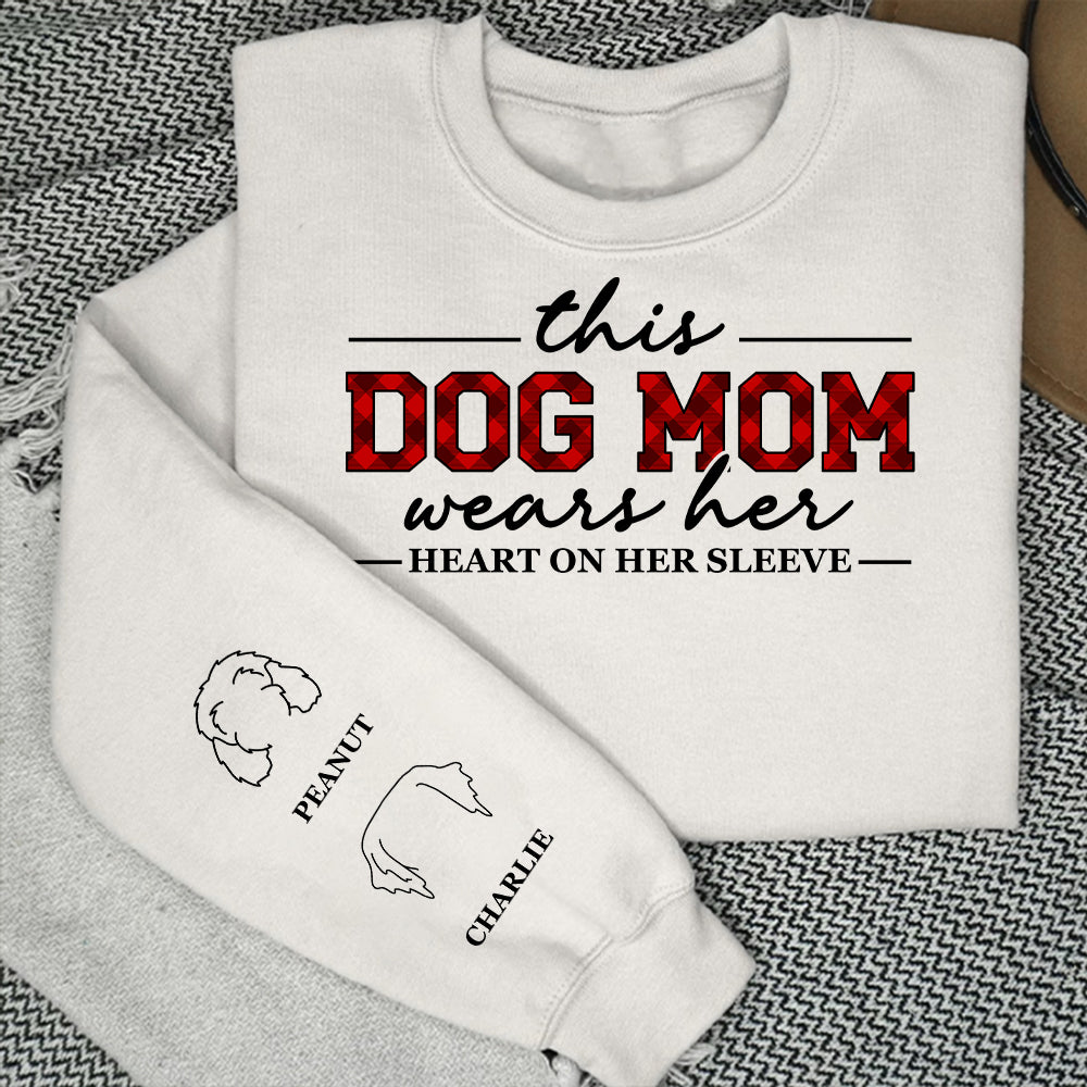 Heart On Sleeve - Customizable Personalized Sweatshirt for Pet Lovers