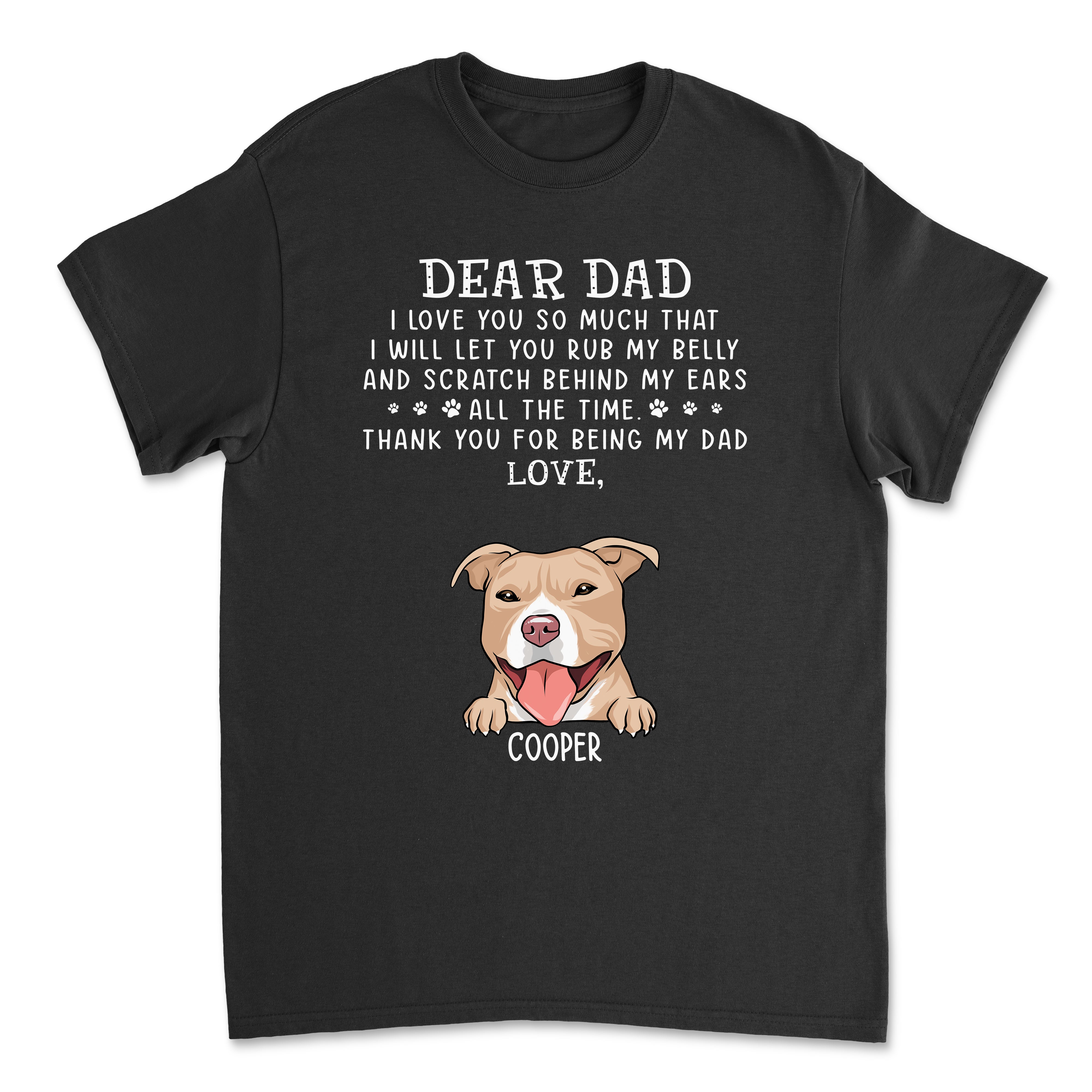 Love You So Much 2 - Customizable Unisex Personalized T-shirt for Pet Lovers