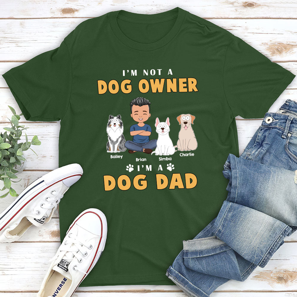 Funny Personalized Custom Unisex Dog Mom T-shirt - Ideal Gift for Pet Lovers