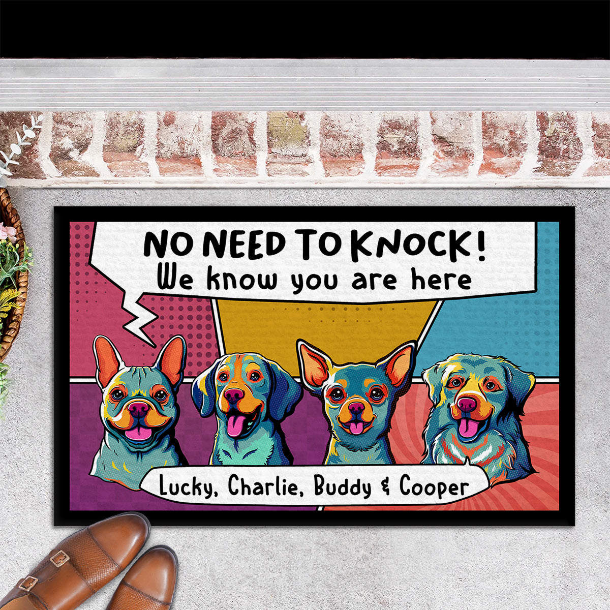 Personalized Pet Photo Doormat - A Warm Welcome for Pet Lovers