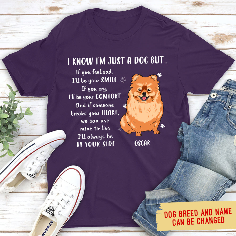 Personalized Custom Premium 'By Your Side' T-shirt for Pet Lovers