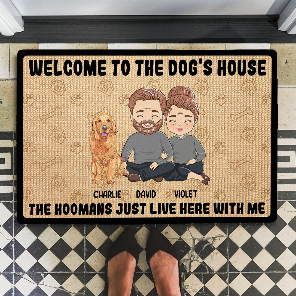 Personalized Dog Lover's Doormat - Feature Your Dog's Picture