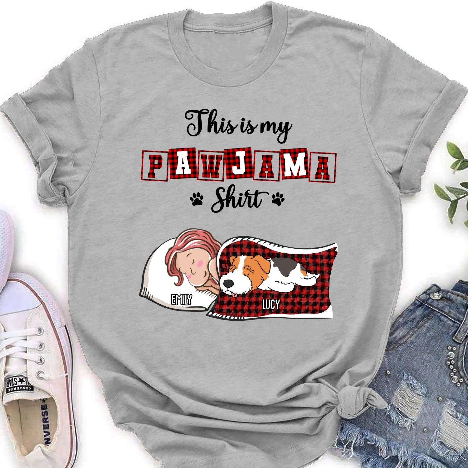 Personalized Custom Women's Sleep T-shirt - My Sleepshirt Ver 2