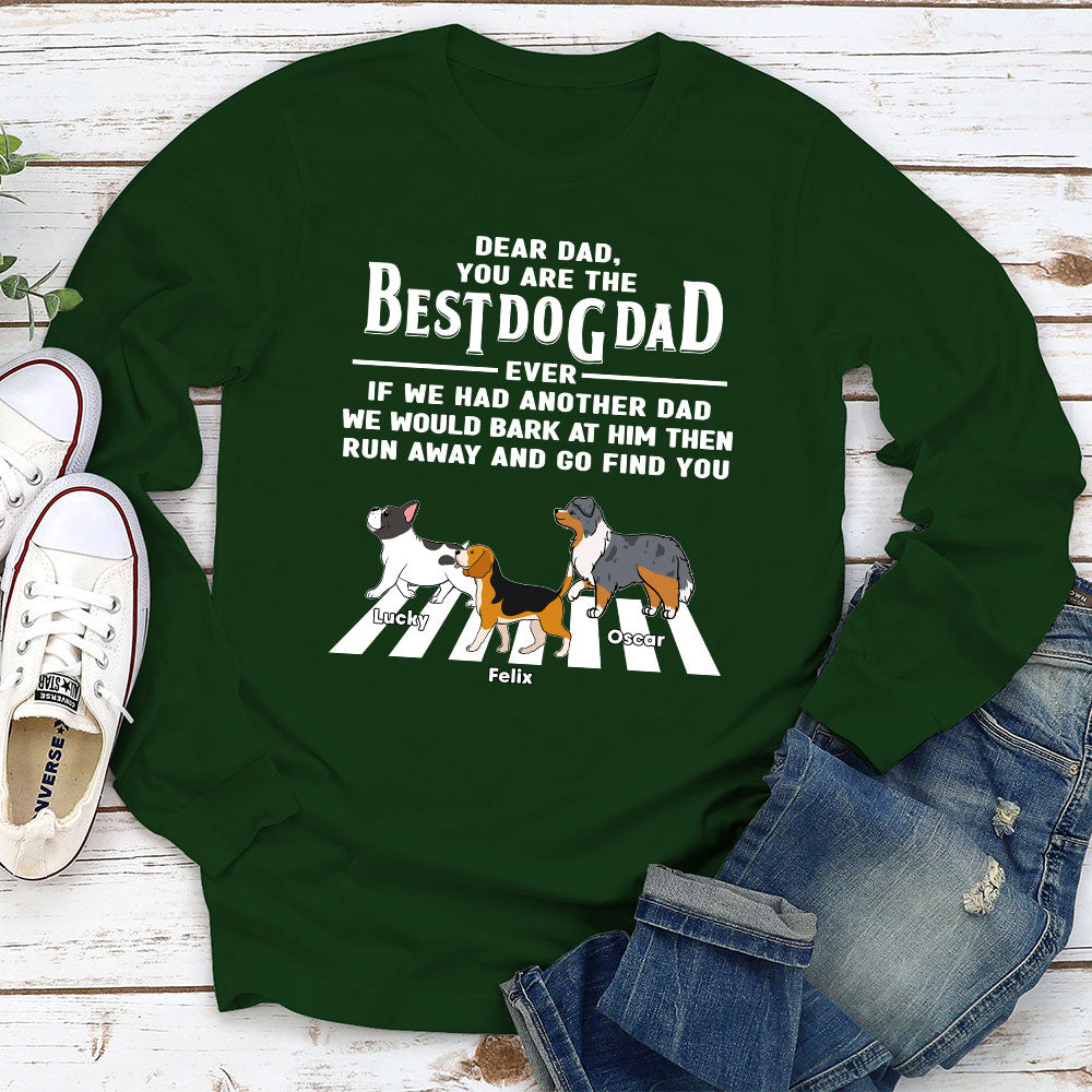Dear Mom Dear Dad - Personalized Custom Long Sleeve T - shirt for Pet Lovers