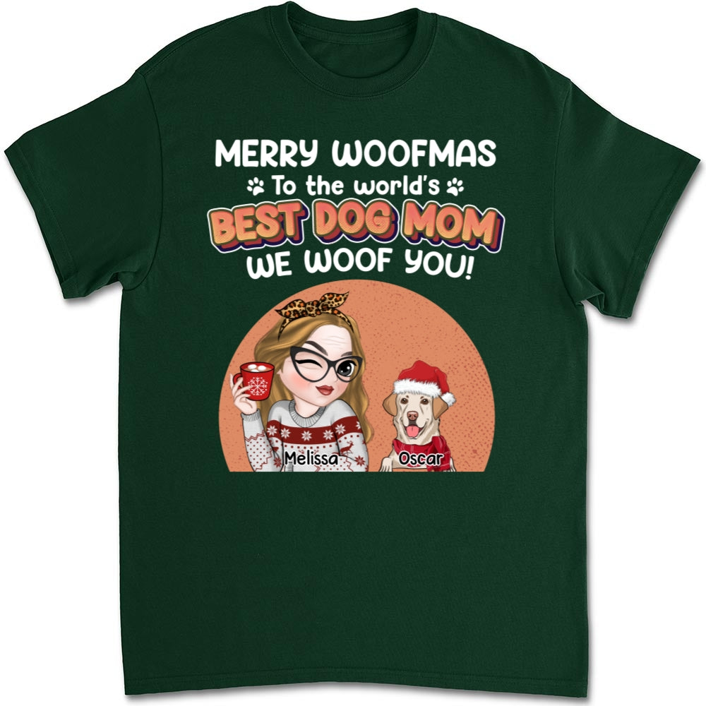 Personalized Custom Unisex 'Best Dog Mom' T-shirt - Ideal Gift for Pet Lovers